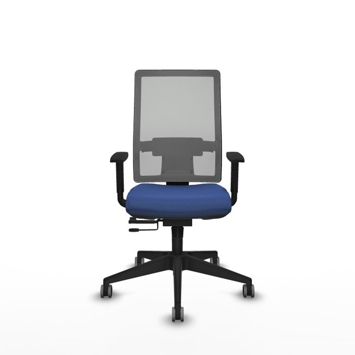 Piqueras y Crespo Chaise de Bureau Horna Bleu Marine et Gris Piqueras y Crespo Chaise de Bureau Horna Bleu Marine et Gris