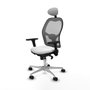 Piqueras y Crespo Chaise de Bureau 3D086N1 Blanc