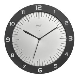 Tfa LUMOCLOCK 60.3553.10 Horloge murale analogique radio-pilotée avec éclairage LED