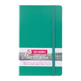 Talens Art Creation Carnet de croquis Vert forêt 13 x 21 cm 80 feuilles