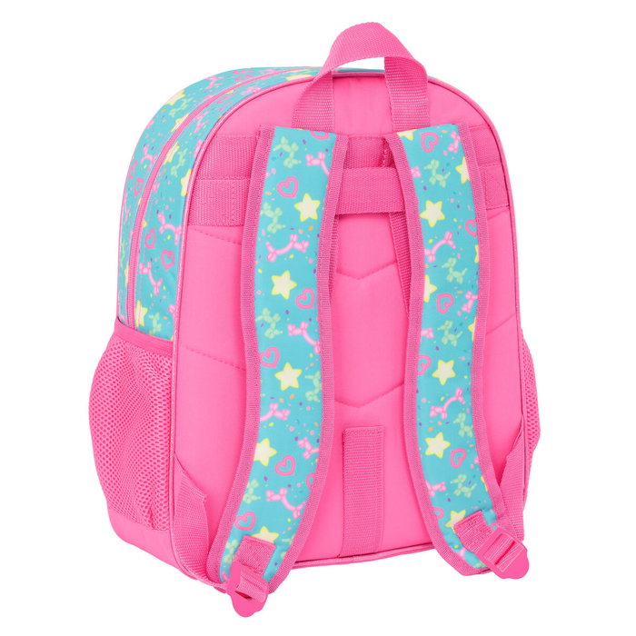 Safta Cartable Gabby's Dollhouse Confetti Rose et Turquoise