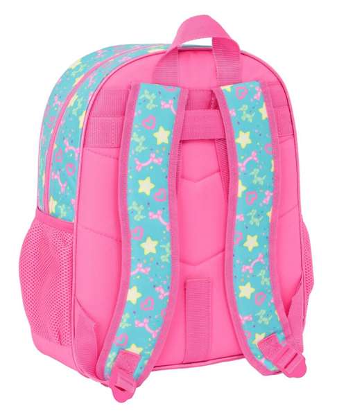 Safta Mochila Junior Adapt.Carro Gabby's Dollhouse Confetti, Sac à dos enfant pour poussette, 32 x 38 x 12 cm, à partir de 3 ans