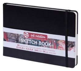 Talens Art Creation Carnet de Croquis Noir 14,8 x 21 cm