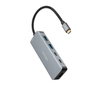 NANOCABLE Hub USB-C 10.16.1006 Gris 100W 6 Ports
