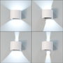 Applique Murale Extérieure LED 2x5W Blanc 4000K IP65