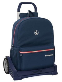 Safta Carro Evolution El Ganso "Classic" - Sac à dos et chariot pour enfant de 3 ans, dimensions 32x43x14 cm, langue espagnole