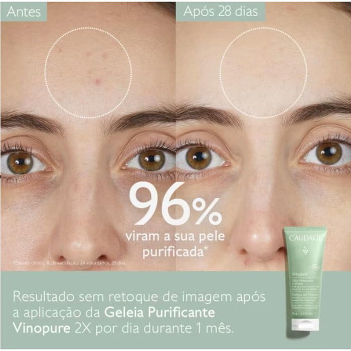 Caudalie VINOPURE Gelée nettoyante purifiante 75 ml Caudalie VINOPURE Gelée nettoyante purifiante 75 ml