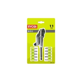 Ryobi Kit embouts de vissage RAKRAD11 avec renvoi d'angle - 10 pièces