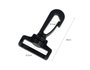 Innspiro Mousqueton à Anneau Rectangulaire Noir 32,2 mm (Lot de 5)