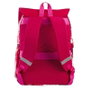 PERONA Sac à dos rose 42 cm avec compartiments, poche frontale et latérale pour bouteille, adaptable aux chariots