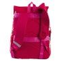 PERONA Sac à dos rose 42 cm avec compartiments, poche frontale et latérale pour bouteille, adaptable aux chariots
