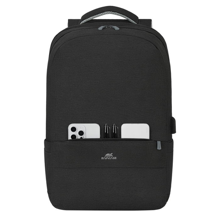 Rivacase 7567 Prater Sac à dos pour ordinateur portable 17,3 pouces Noir