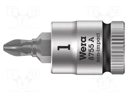 WERA Douille Pozidriv® PZ1 1/4 po 28mm