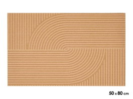 GIFTDECOR Paillasson Rectangulaire Marron 50x80cm
