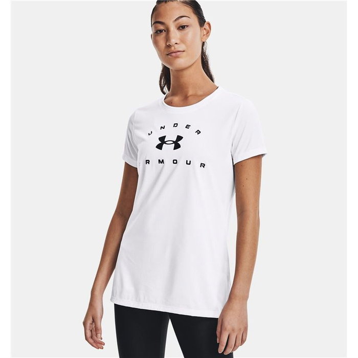 T-shirt à manches courtes femme Under Armour 1369864-100 Blanc (XS)