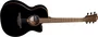 LAG Guitare Acoustique Électro-acoustique Auditorium Slim Cutaway Tramontane 118 A/E - Noir