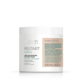 Revlon Restart Curls Nourishing Mask - Masque nutritif pour cheveux bouclés, définition et hydratation, 500 mL