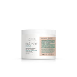 Revlon Restart Curls Nourishing Mask - Masque nutritif pour cheveux bouclés, définition et hydratation, 500 mL