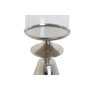 DKD Home Decor Bougeoir Argenté Aluminium Verre 21 x 21 x 66 cm