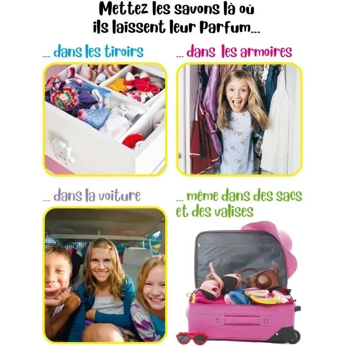 Lisciani Giochi Kit de création de savons personnalisés Genius Science - Boîte loisirs créatifs avec moules, glycérine, outils - Pour enfants à partir de 8 ans