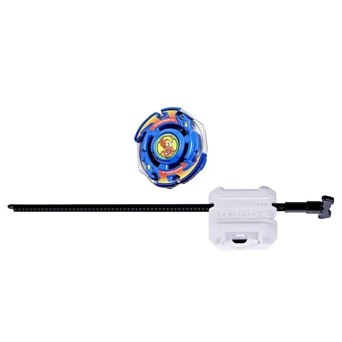 Beyblade Beyblade X Starter Pack X-Over Project Dranzer Spiral 3-80T, Top y lanzador de equilibrio, à partir de 8 ans