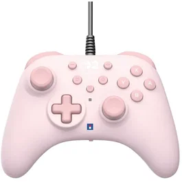 Hori Manette HoriPad Turbo Filaire pour Nintendo Switch 2/Switch/Switch OLED - Rose - Boutons Programmables, Turbo, Câble USB 3m