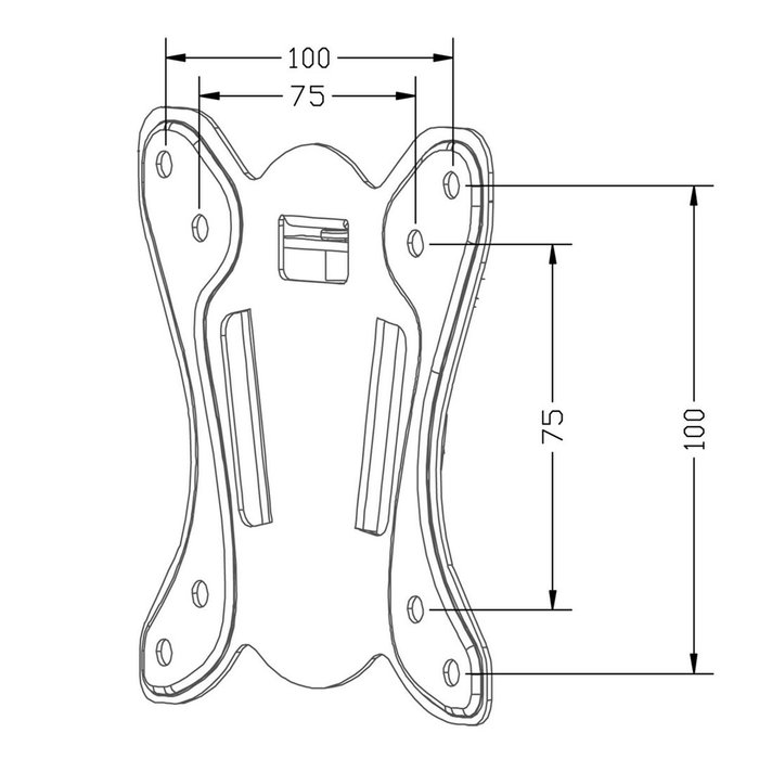 MacLean Support de TV MC-715A 13-27 pouces