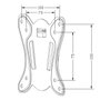 MacLean Support de TV MC-715A 13-27 pouces