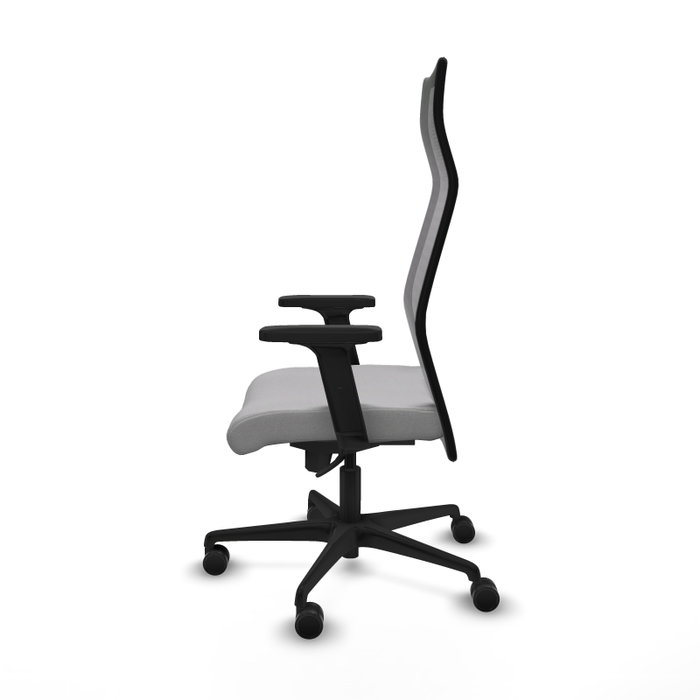 Piqueras y Crespo Chaise de Bureau Albacete Gris Clair et Noir