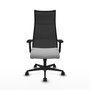 Piqueras y Crespo Chaise de Bureau Albacete Gris Clair et Noir