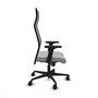 Piqueras y Crespo Chaise de Bureau Albacete Gris Clair et Noir