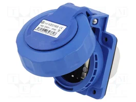 SEZ DK VZG 16S Socle femelle d'alimentation AC 16A Uni-Schuko