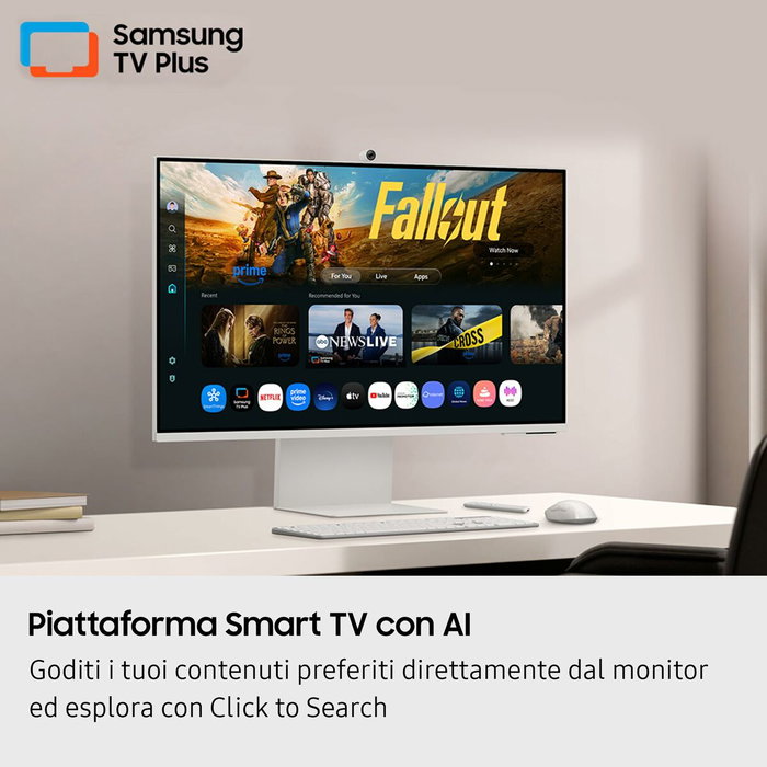 Samsung Smart Monitor M8 M80F 32'' 4K UHD Blanc