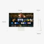 Samsung Smart Monitor M8 M80F 32'' 4K UHD Blanc