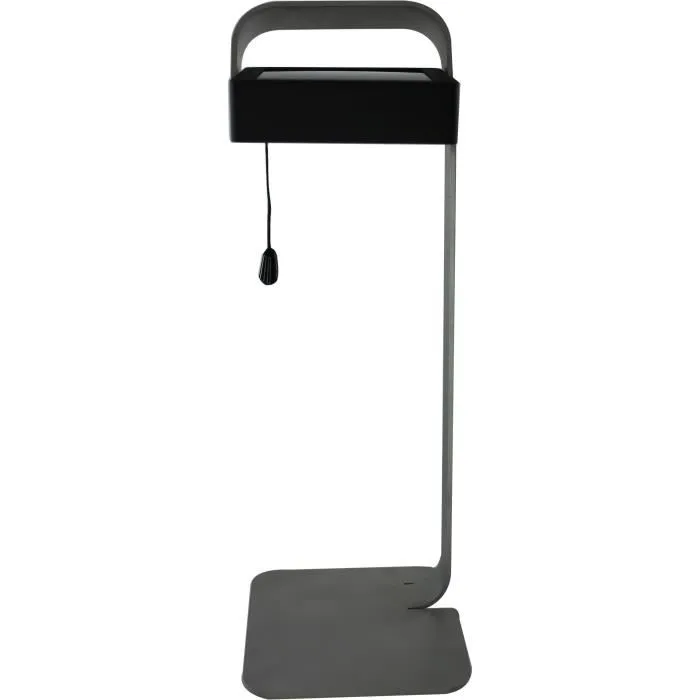 Lampe de table solaire Easy - Aluminium gris avec LED et éclairage blanc chaud de 30 lumens - Tête orientable - Rechargeable par panneau solaire Lampe de table solaire Easy - Aluminium gris avec LED et éclairage blanc chaud de 30 lumens - Tête orientable - Rechargeable par panneau solaire