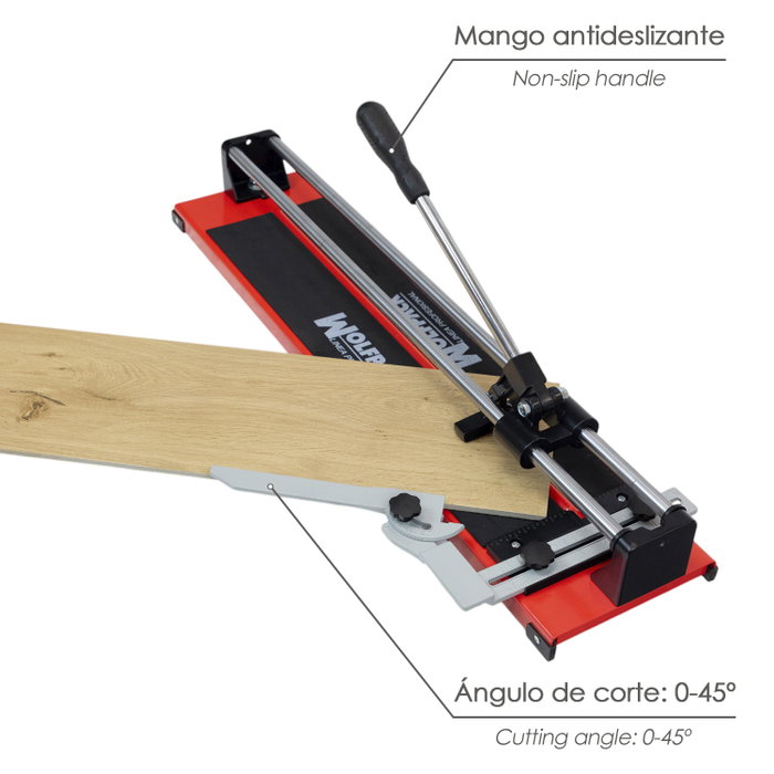WOLFPACK LINEA PROFESIONAL Coupe-carreaux Professionnel Base Acier 600 mm