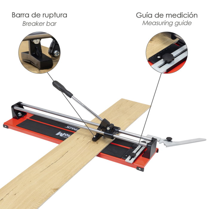 WOLFPACK LINEA PROFESIONAL Coupe-carreaux Professionnel Base Acier 600 mm