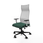 Piqueras y Crespo Chaise de Bureau Albacete Vert Bouteille et Blanc