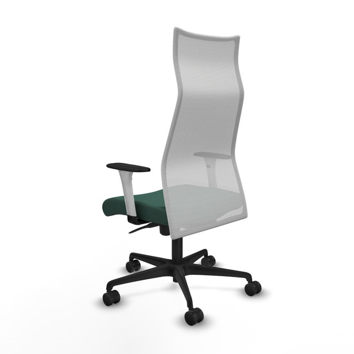 Piqueras y Crespo Chaise de Bureau Albacete Vert Bouteille et Blanc