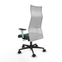 Piqueras y Crespo Chaise de Bureau Albacete Vert Bouteille et Blanc