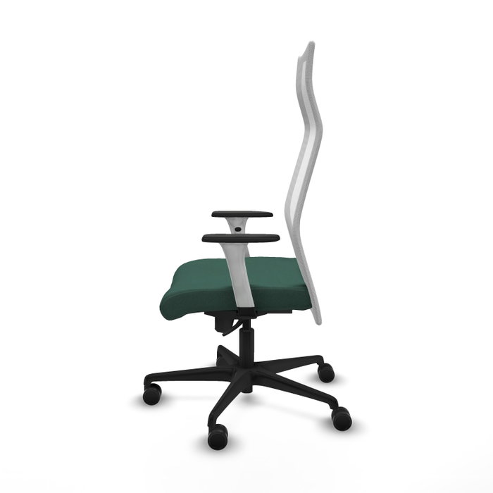 Piqueras y Crespo Chaise de Bureau Albacete Vert Bouteille et Blanc