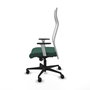 Piqueras y Crespo Chaise de Bureau Albacete Vert Bouteille et Blanc