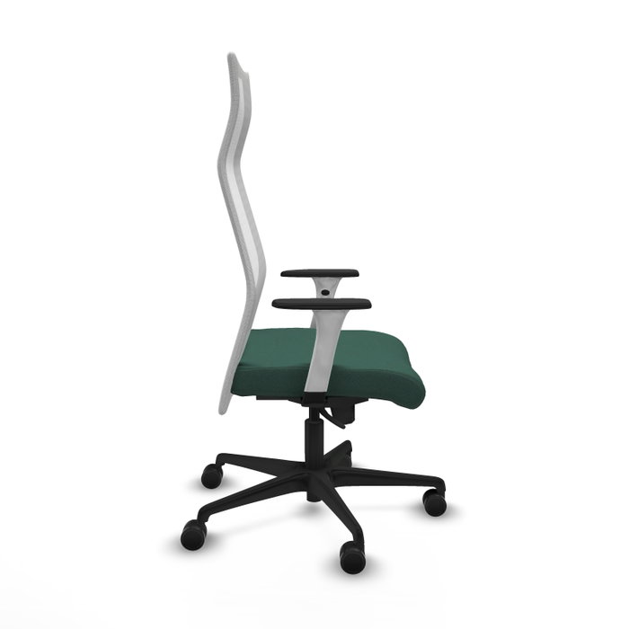 Piqueras y Crespo Chaise de Bureau Albacete Vert Bouteille et Blanc