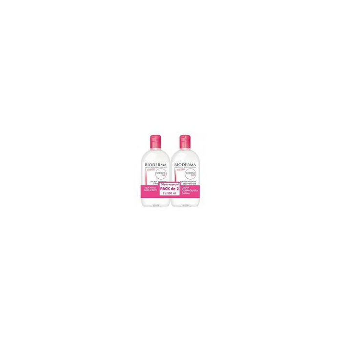 Bioderma Sensibio H2O Solution Micellaire Démaquillante et Nettoyante pour Peau Sensible - Lot de 2 Flacons de 500 ml Bioderma Sensibio H2O Solution Micellaire Démaquillante et Nettoyante pour Peau Sensible - Lot de 2 Flacons de 500 ml