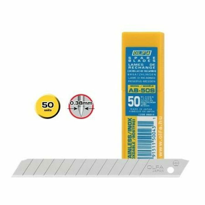 Lame de cutter Olfa 9 mm 50 Unités