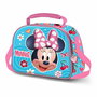 Sac glacière goûter 3D Minnie Mouse Happiness Rose 25,5 x 10 x 20 cm