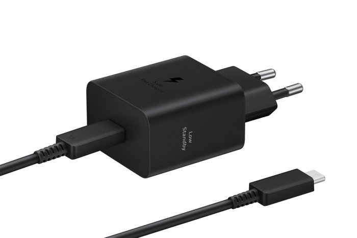 Samsung Adaptateur secteur 45W avec câble USB-C, Noir