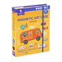 MIEREDU Maletin Magnétique pour Enfants et Vehicules ME151 - Pochettes de Voyage avec Tableau Magnétique, Cartes et Aimants - Jeu Educatif Multilingue (3 ans et plus)