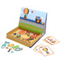 MIEREDU Maletin Magnétique pour Enfants et Vehicules ME151 - Pochettes de Voyage avec Tableau Magnétique, Cartes et Aimants - Jeu Educatif Multilingue (3 ans et plus)