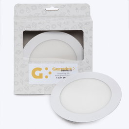 Plaque LED Circulaire 9W 720Lm 6000K Blanco Frío